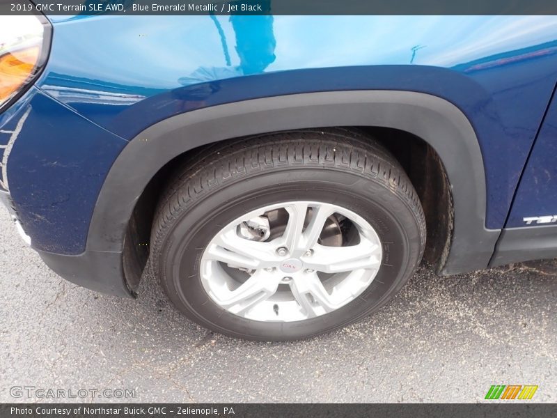 Blue Emerald Metallic / Jet Black 2019 GMC Terrain SLE AWD