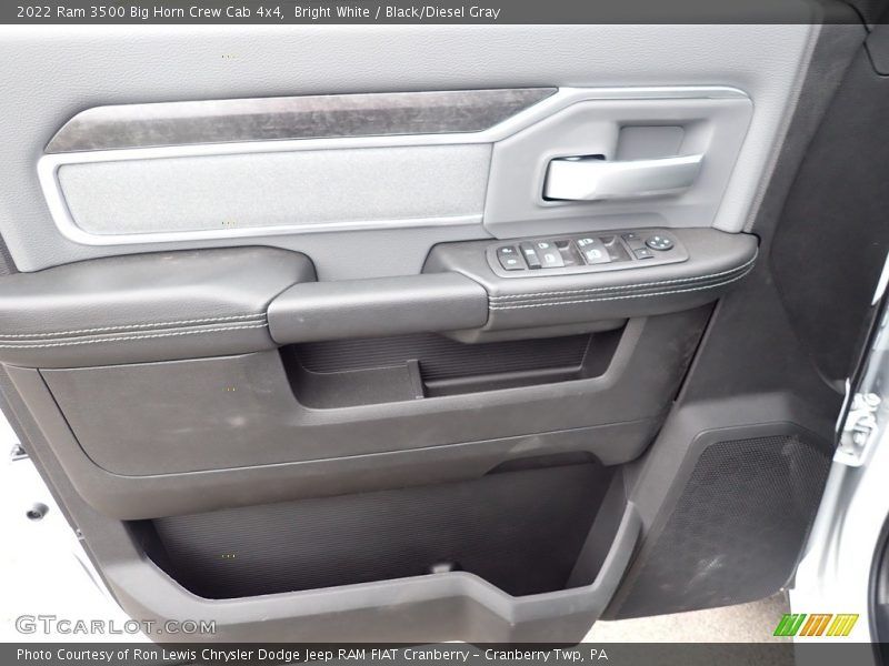 Bright White / Black/Diesel Gray 2022 Ram 3500 Big Horn Crew Cab 4x4