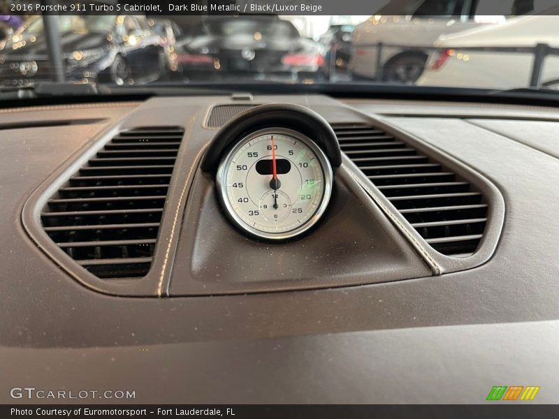  2016 911 Turbo S Cabriolet Turbo S Cabriolet Gauges