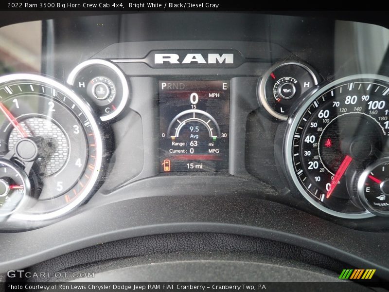  2022 3500 Big Horn Crew Cab 4x4 Big Horn Crew Cab 4x4 Gauges
