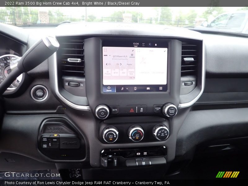 Bright White / Black/Diesel Gray 2022 Ram 3500 Big Horn Crew Cab 4x4