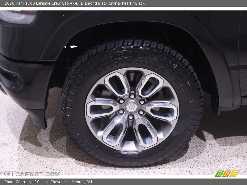 Diamond Black Crystal Pearl / Black 2020 Ram 1500 Laramie Crew Cab 4x4