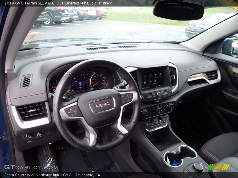 Blue Emerald Metallic / Jet Black 2019 GMC Terrain SLE AWD