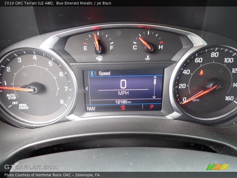Blue Emerald Metallic / Jet Black 2019 GMC Terrain SLE AWD