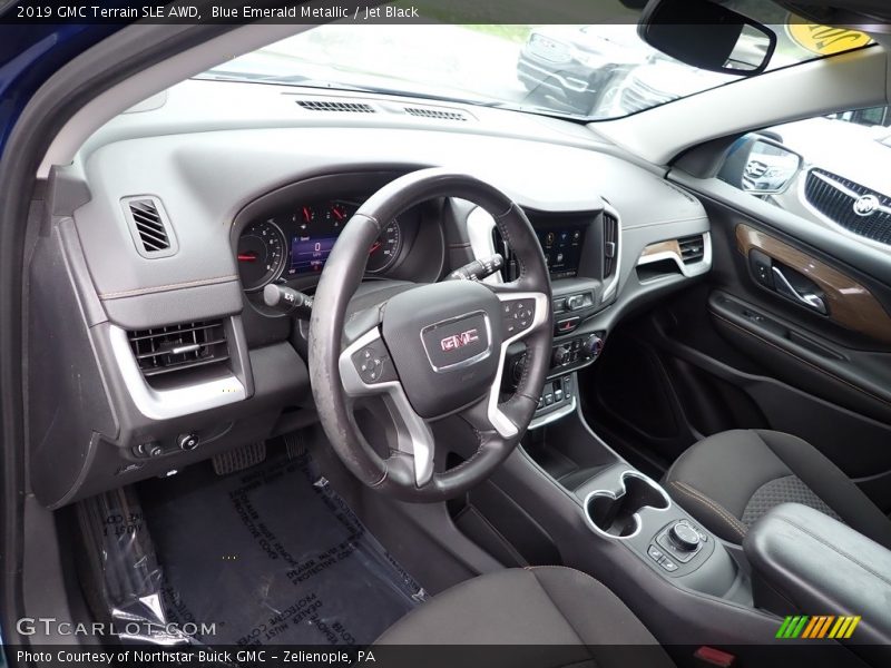 Blue Emerald Metallic / Jet Black 2019 GMC Terrain SLE AWD