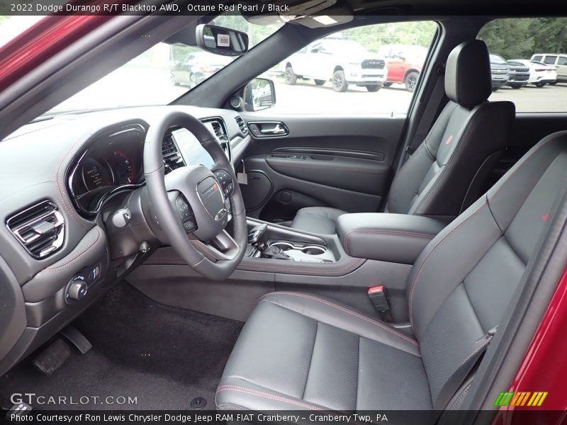 Octane Red Pearl / Black 2022 Dodge Durango R/T Blacktop AWD