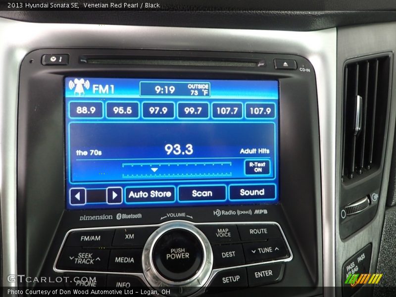 Venetian Red Pearl / Black 2013 Hyundai Sonata SE