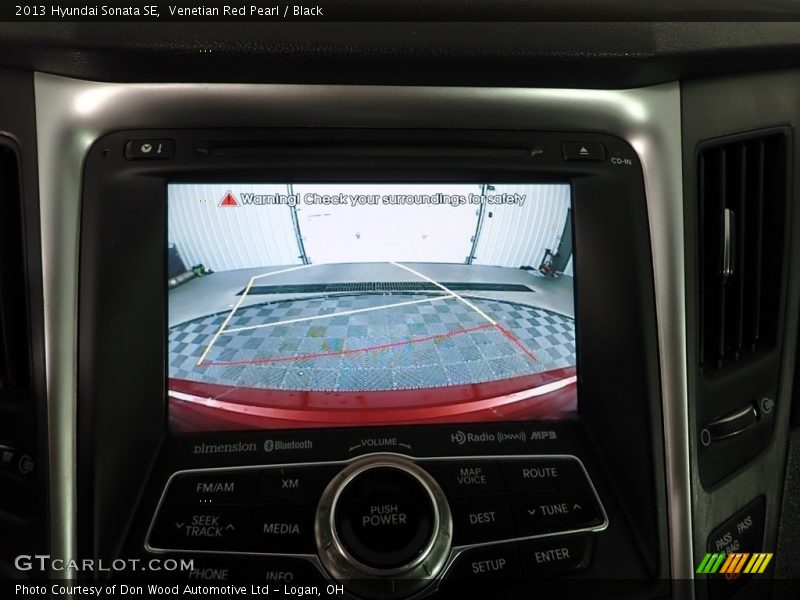 Venetian Red Pearl / Black 2013 Hyundai Sonata SE