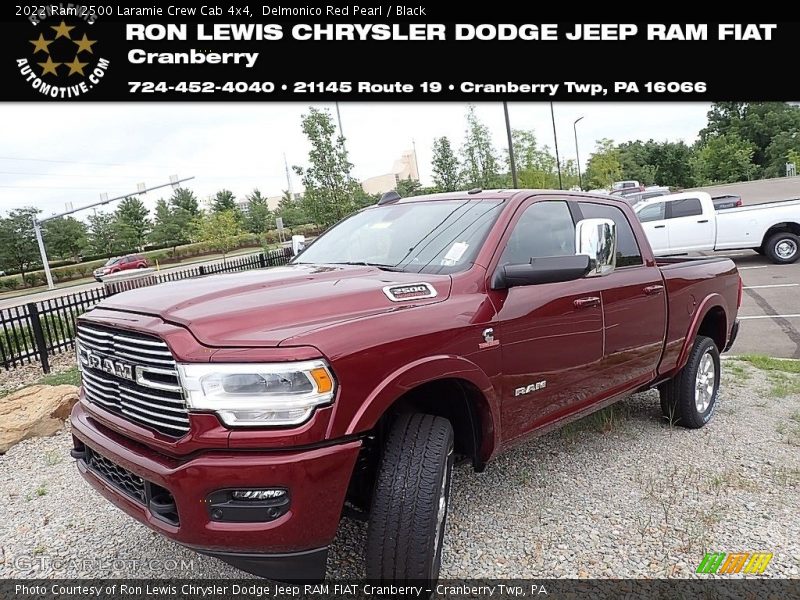 Delmonico Red Pearl / Black 2022 Ram 2500 Laramie Crew Cab 4x4