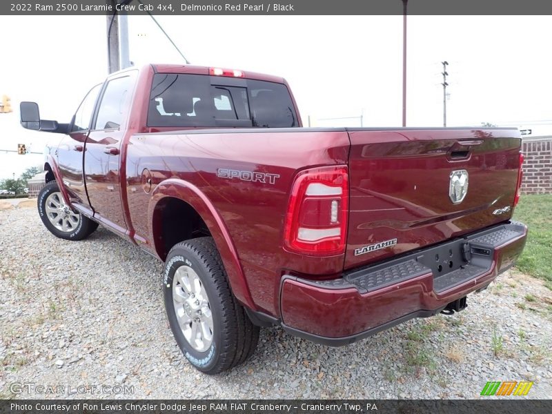 Delmonico Red Pearl / Black 2022 Ram 2500 Laramie Crew Cab 4x4