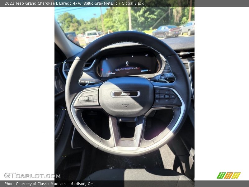 Baltic Gray Metallic / Global Black 2022 Jeep Grand Cherokee L Laredo 4x4