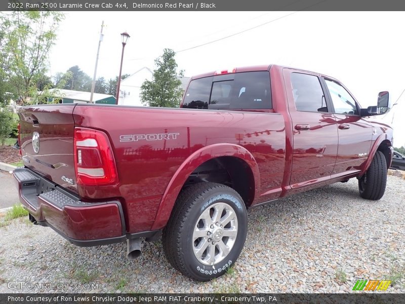 Delmonico Red Pearl / Black 2022 Ram 2500 Laramie Crew Cab 4x4