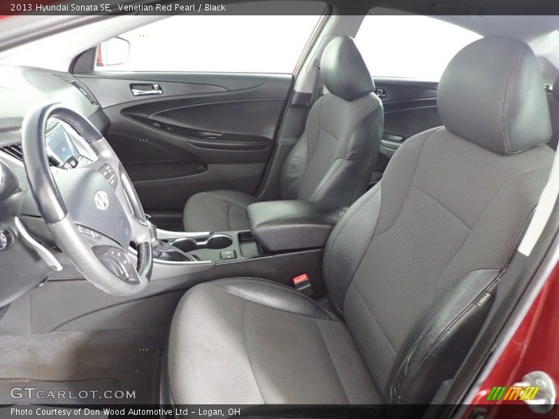Venetian Red Pearl / Black 2013 Hyundai Sonata SE