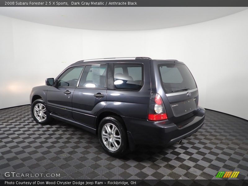 Dark Gray Metallic / Anthracite Black 2008 Subaru Forester 2.5 X Sports
