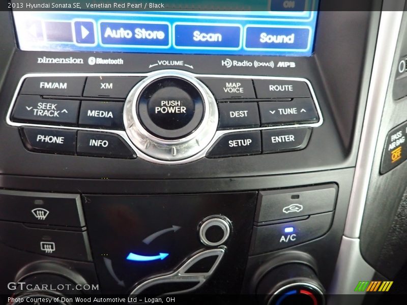 Venetian Red Pearl / Black 2013 Hyundai Sonata SE