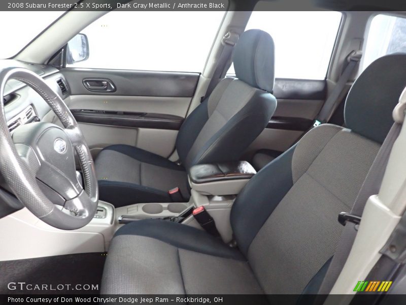 Dark Gray Metallic / Anthracite Black 2008 Subaru Forester 2.5 X Sports