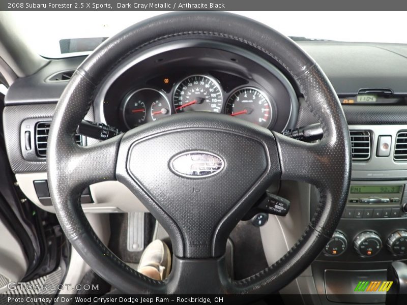Dark Gray Metallic / Anthracite Black 2008 Subaru Forester 2.5 X Sports