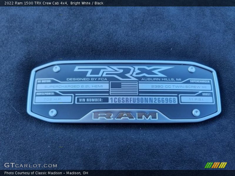  2022 1500 TRX Crew Cab 4x4 Logo
