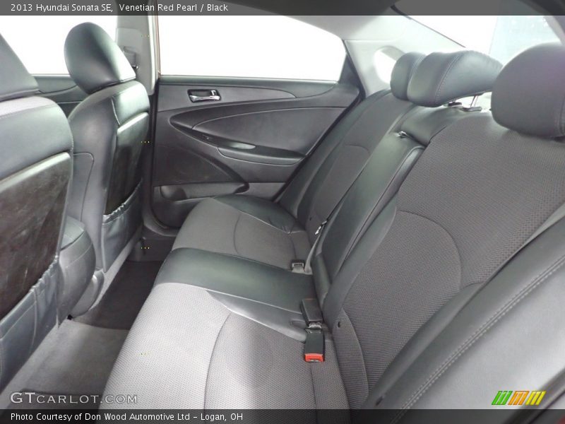 Venetian Red Pearl / Black 2013 Hyundai Sonata SE
