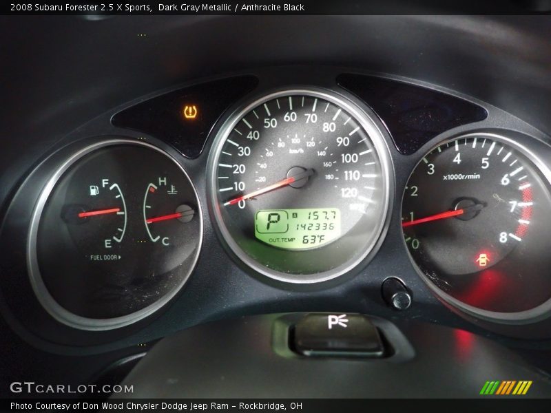 Dark Gray Metallic / Anthracite Black 2008 Subaru Forester 2.5 X Sports