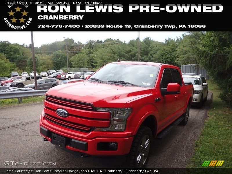 Race Red / Black 2019 Ford F150 Lariat SuperCrew 4x4