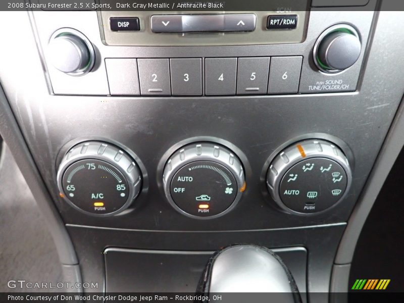 Dark Gray Metallic / Anthracite Black 2008 Subaru Forester 2.5 X Sports