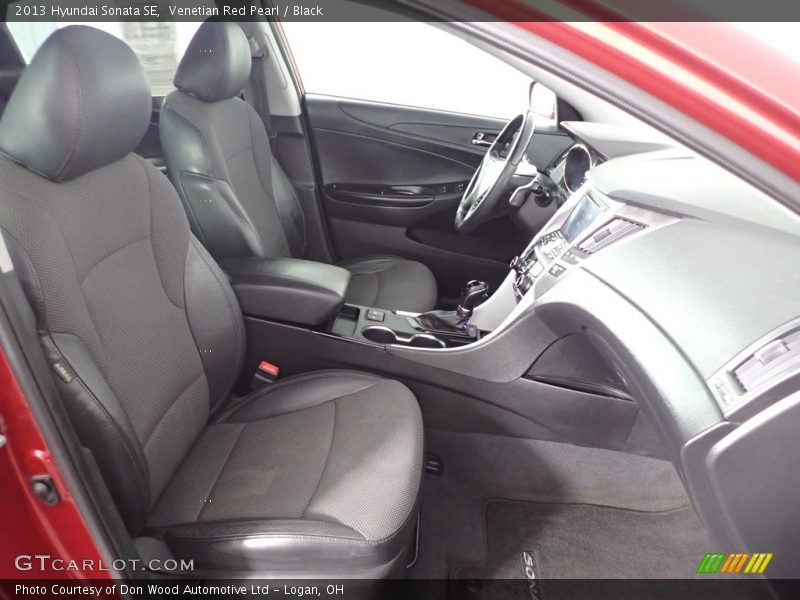 Venetian Red Pearl / Black 2013 Hyundai Sonata SE