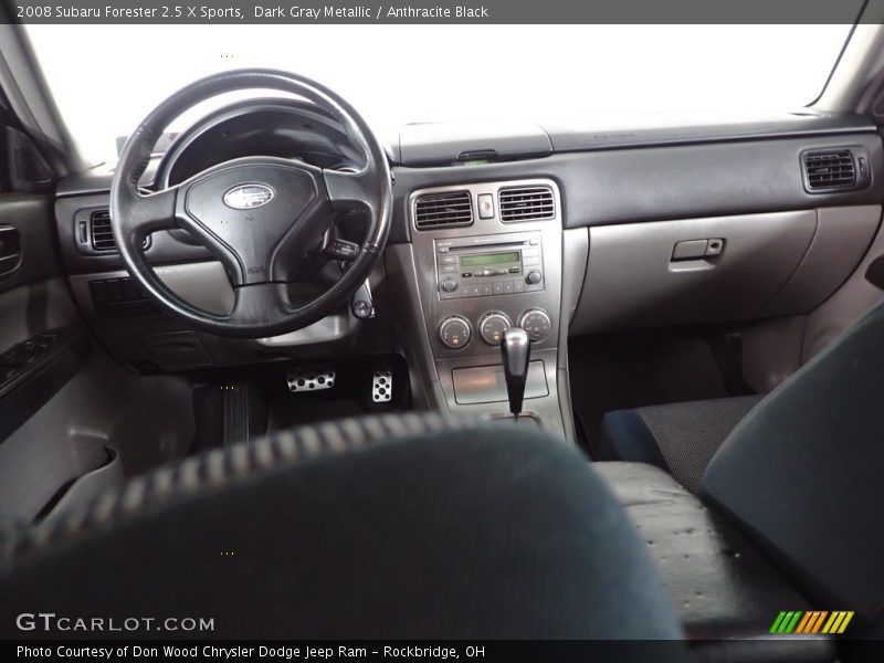 Dark Gray Metallic / Anthracite Black 2008 Subaru Forester 2.5 X Sports