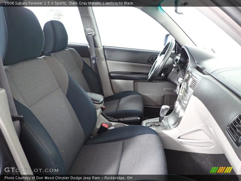 Dark Gray Metallic / Anthracite Black 2008 Subaru Forester 2.5 X Sports