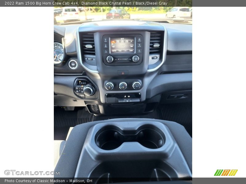 Diamond Black Crystal Pearl / Black/Diesel Gray 2022 Ram 1500 Big Horn Crew Cab 4x4