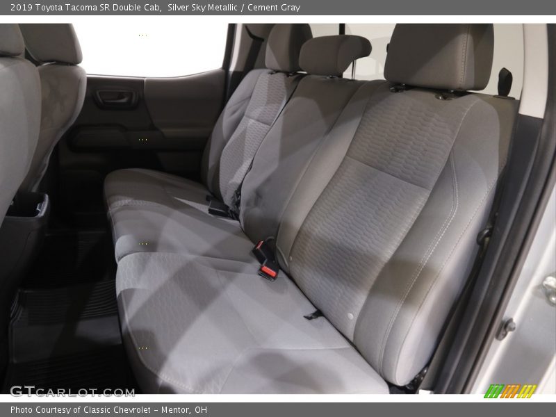 Silver Sky Metallic / Cement Gray 2019 Toyota Tacoma SR Double Cab