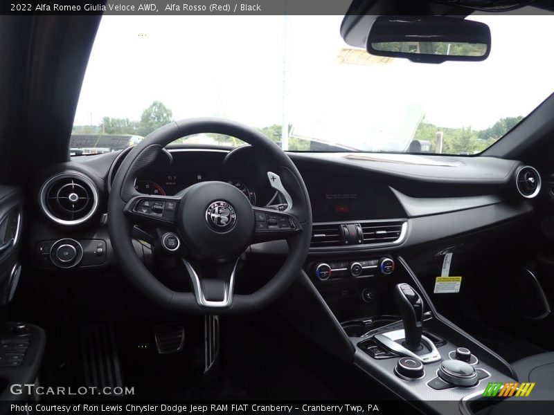 Dashboard of 2022 Giulia Veloce AWD