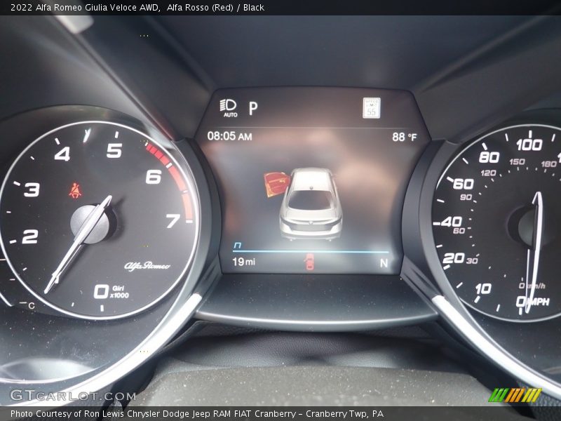  2022 Giulia Veloce AWD Veloce AWD Gauges