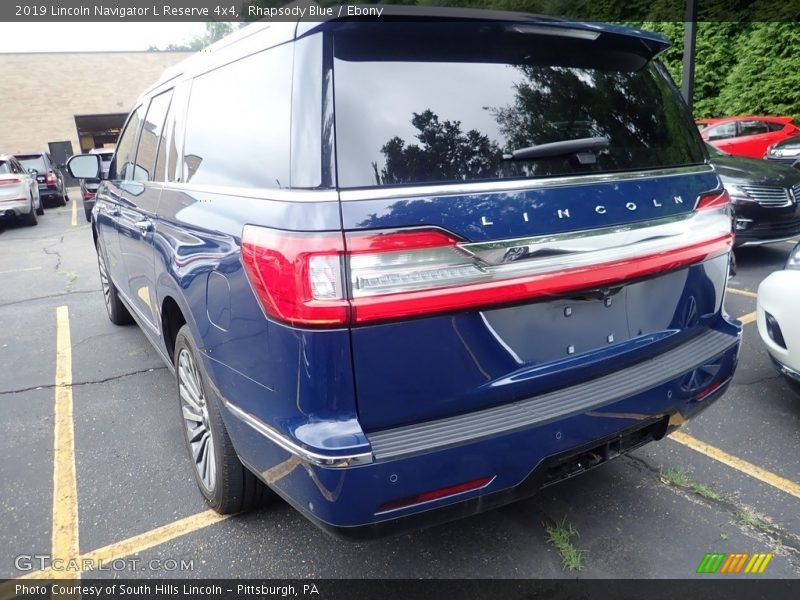 Rhapsody Blue / Ebony 2019 Lincoln Navigator L Reserve 4x4