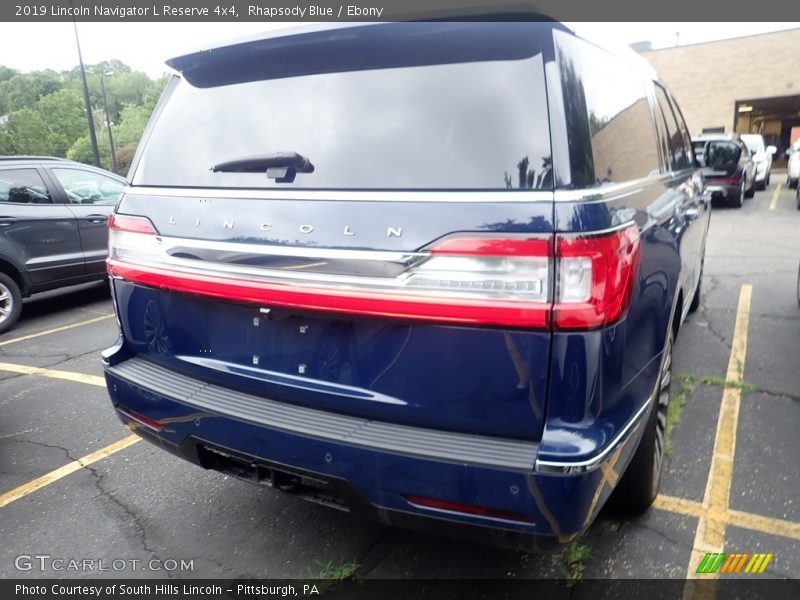 Rhapsody Blue / Ebony 2019 Lincoln Navigator L Reserve 4x4