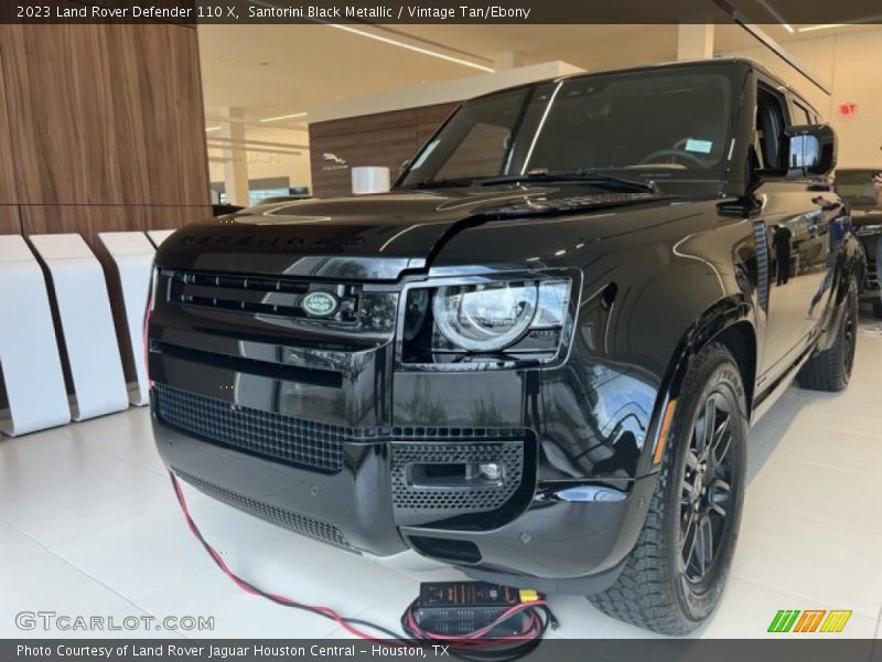 Santorini Black Metallic / Vintage Tan/Ebony 2023 Land Rover Defender 110 X