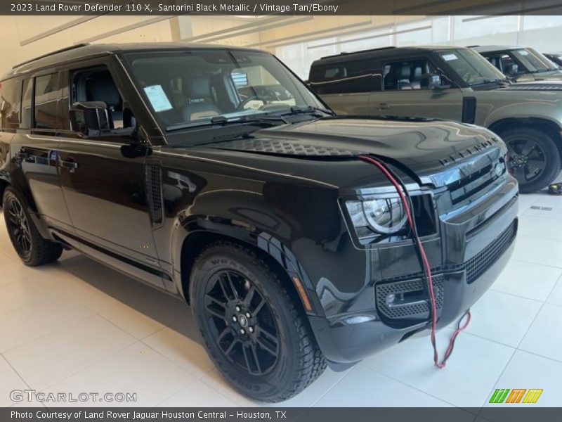 Santorini Black Metallic / Vintage Tan/Ebony 2023 Land Rover Defender 110 X