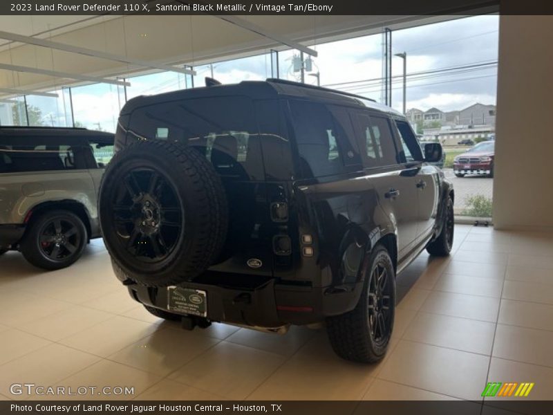 Santorini Black Metallic / Vintage Tan/Ebony 2023 Land Rover Defender 110 X