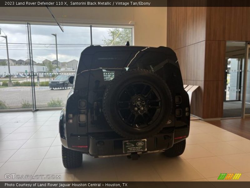 Santorini Black Metallic / Vintage Tan/Ebony 2023 Land Rover Defender 110 X