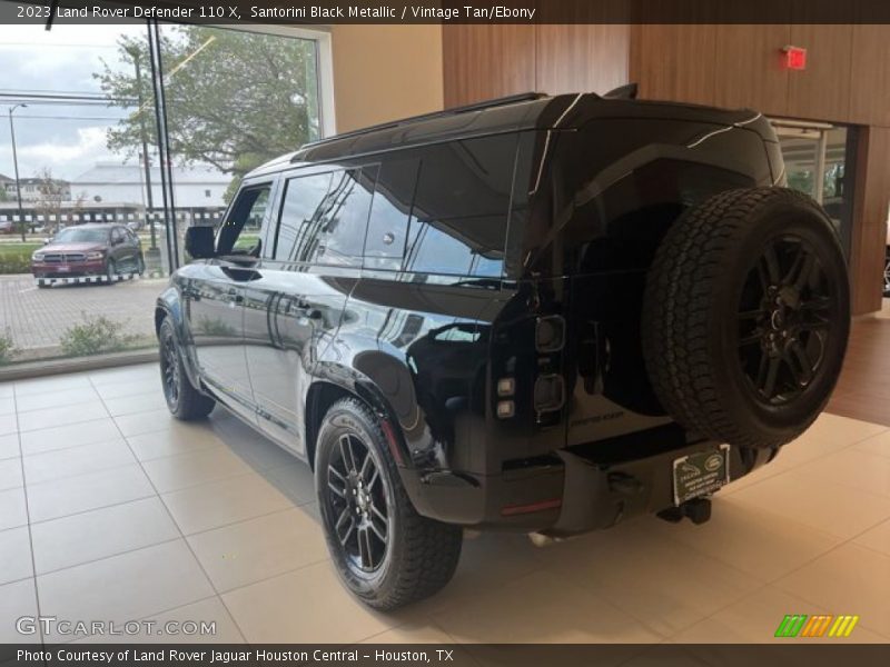 Santorini Black Metallic / Vintage Tan/Ebony 2023 Land Rover Defender 110 X