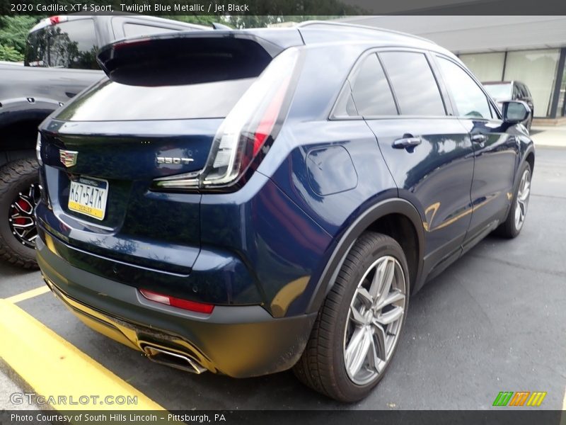 Twilight Blue Metallic / Jet Black 2020 Cadillac XT4 Sport