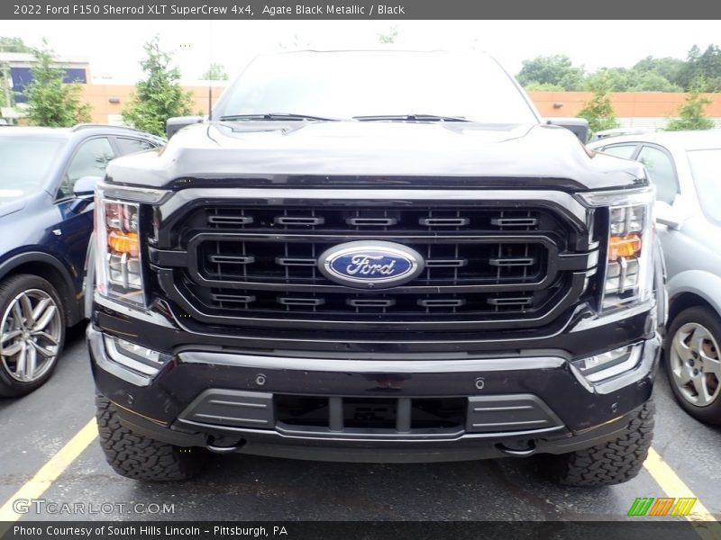 Agate Black Metallic / Black 2022 Ford F150 Sherrod XLT SuperCrew 4x4
