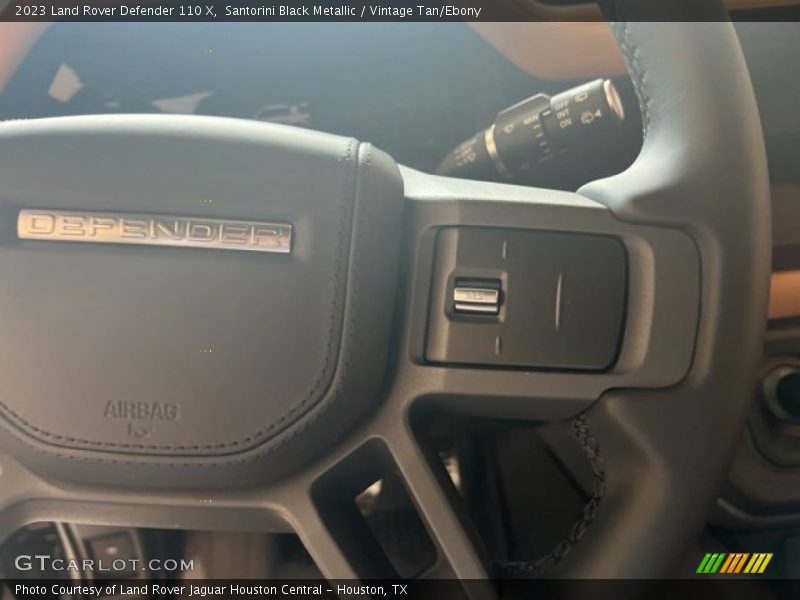 Santorini Black Metallic / Vintage Tan/Ebony 2023 Land Rover Defender 110 X