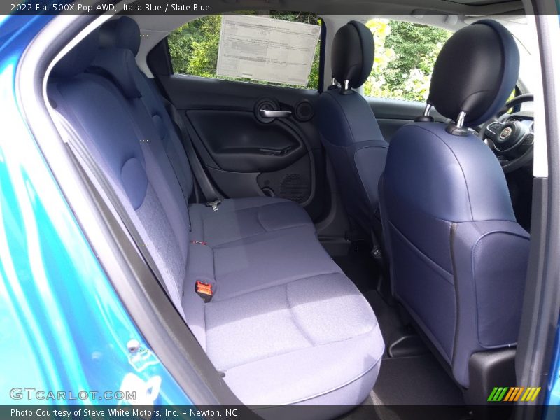 Rear Seat of 2022 500X Pop AWD