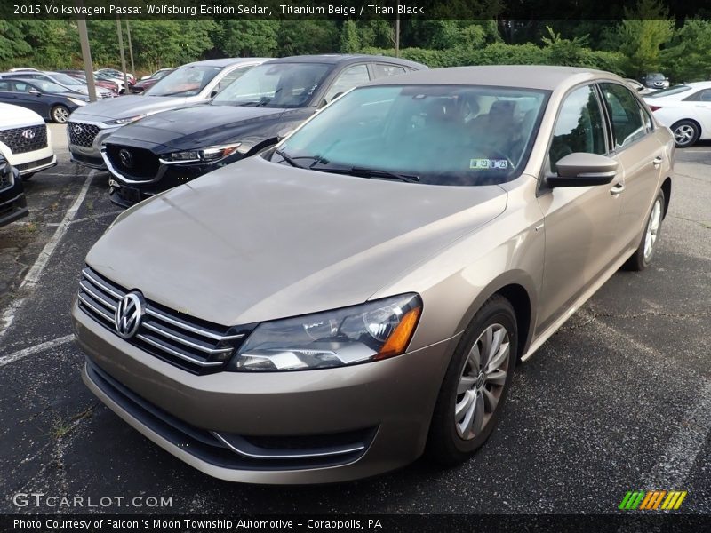 Titanium Beige / Titan Black 2015 Volkswagen Passat Wolfsburg Edition Sedan