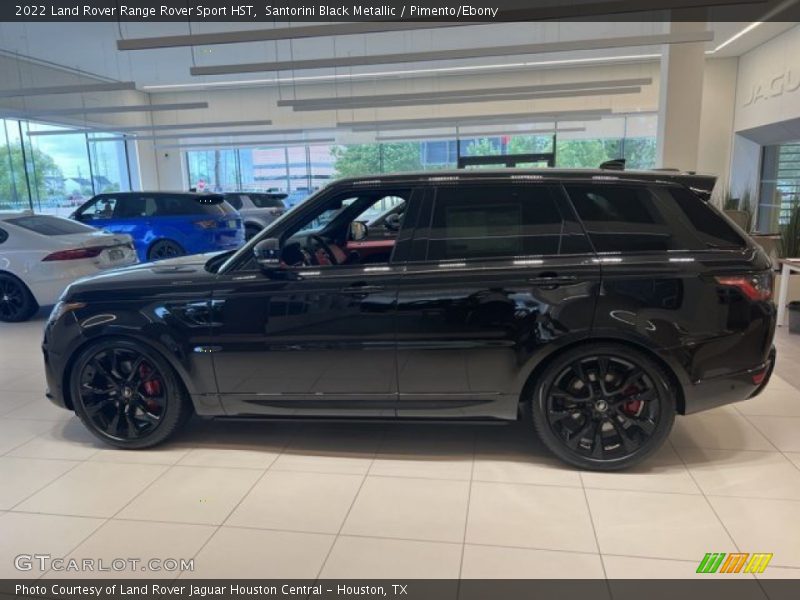 Santorini Black Metallic / Pimento/Ebony 2022 Land Rover Range Rover Sport HST