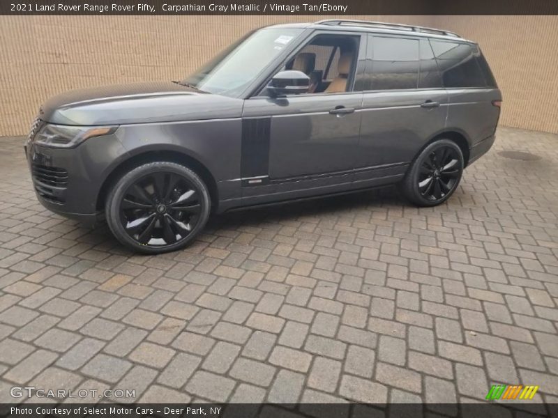 Carpathian Gray Metallic / Vintage Tan/Ebony 2021 Land Rover Range Rover Fifty