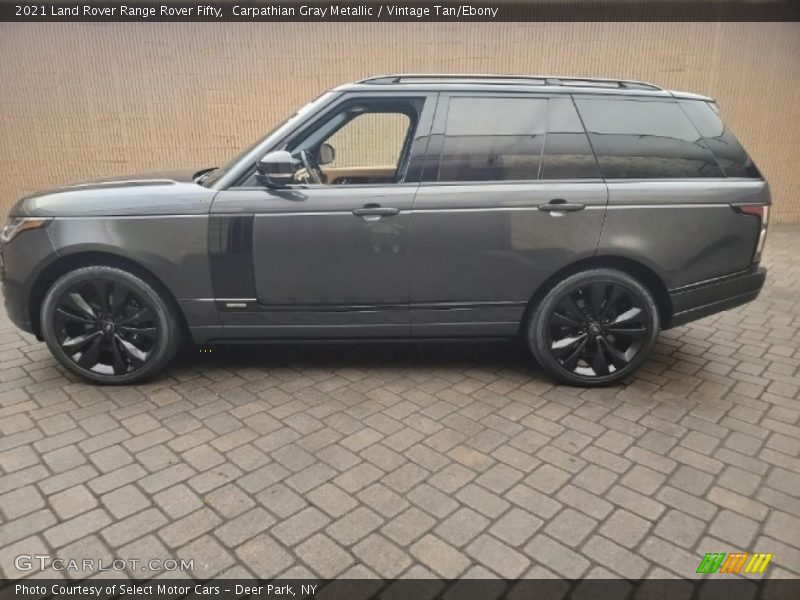 Carpathian Gray Metallic / Vintage Tan/Ebony 2021 Land Rover Range Rover Fifty