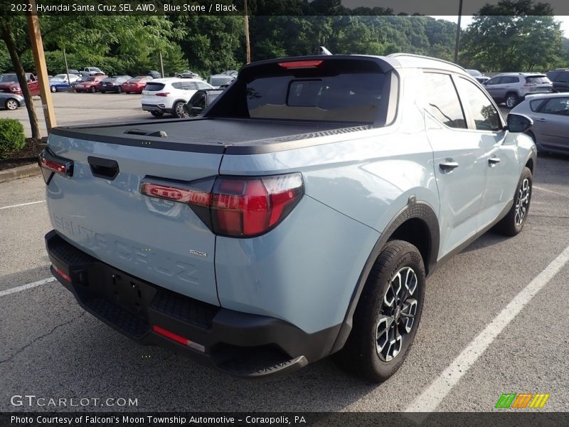 Blue Stone / Black 2022 Hyundai Santa Cruz SEL AWD