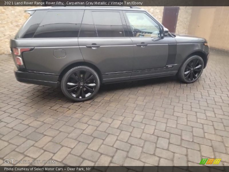 Carpathian Gray Metallic / Vintage Tan/Ebony 2021 Land Rover Range Rover Fifty